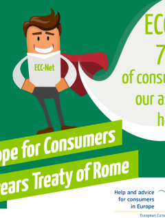 Το Δίκτυο Ευρωπαϊκών Κέντρων Καταναλωτή (ECC-Net) βοηθά τους καταναλωτές να επωφεληθούν πλήρως από τα πλεονεκτήματα της ενιαίας αγοράς