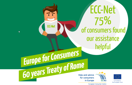 Το Δίκτυο Ευρωπαϊκών Κέντρων Καταναλωτή (ECC-Net) βοηθά τους καταναλωτές να επωφεληθούν πλήρως από τα πλεονεκτήματα της ενιαίας αγοράς